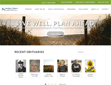 Tablet Screenshot of lastingtributesfuneralcare.com